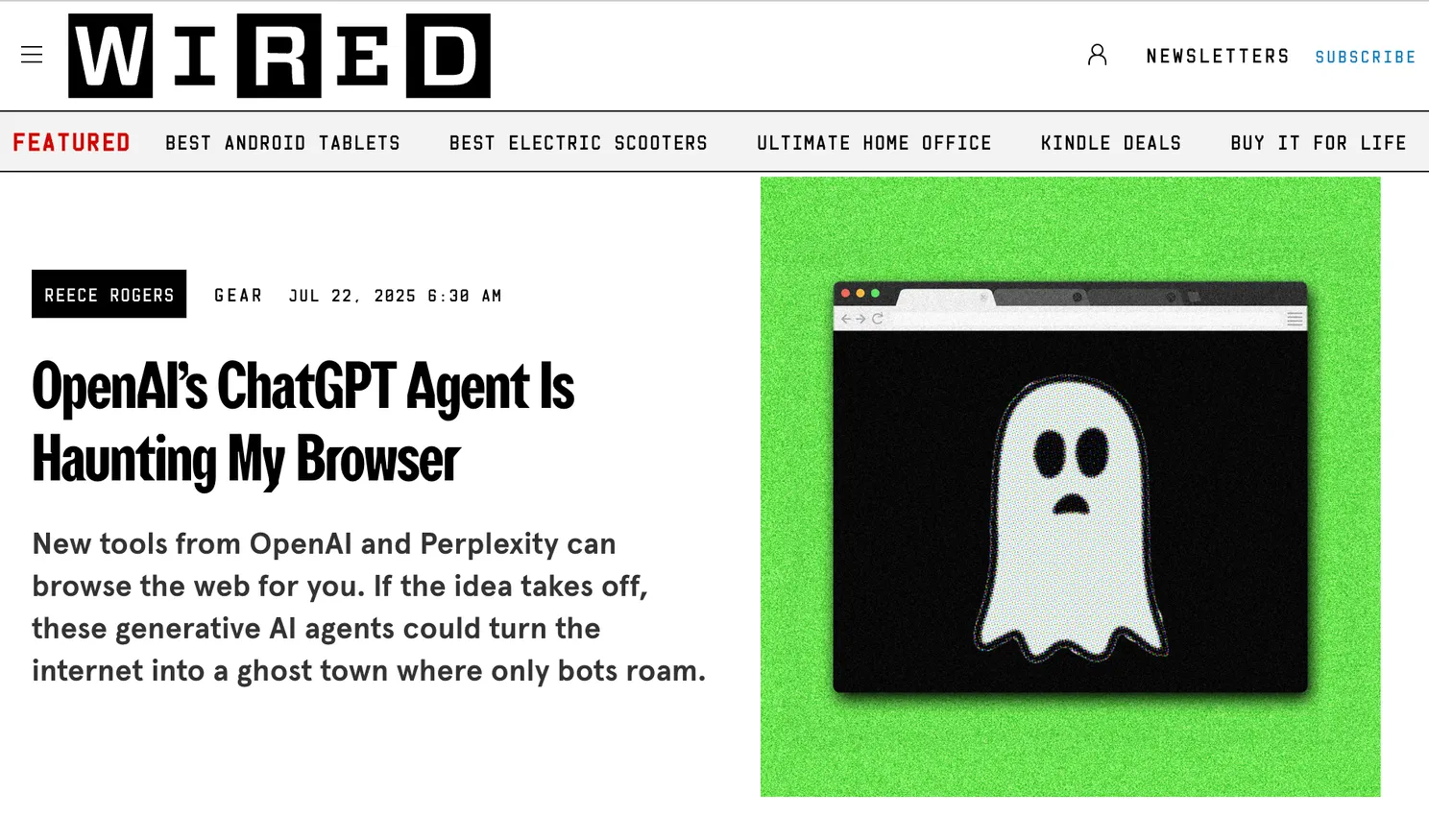 Wired - Article OpenAI's Agent